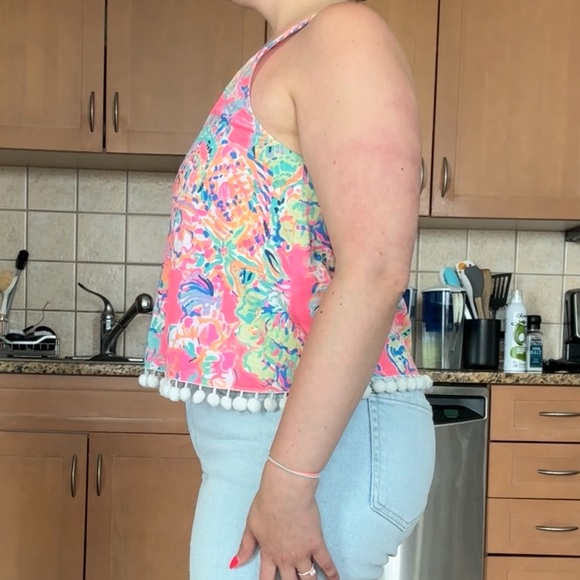 Lilly Pulitzer Pink Tank - Picture 3 of 5